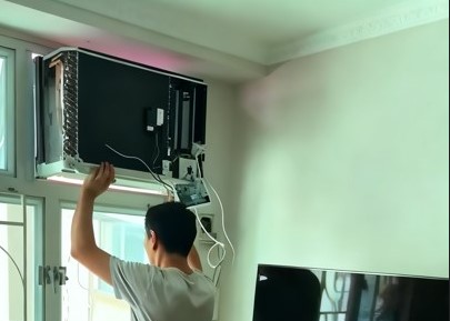 窗口式冷氣機安裝